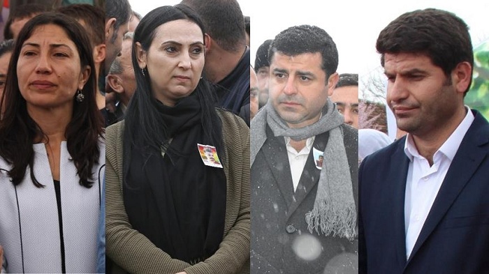 HDP liderləri və 11 deputat həbs olundu