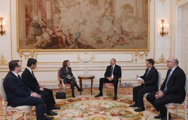 Prezident Parisdə görüşlər keçirir - Fotolar - Yenilənib
