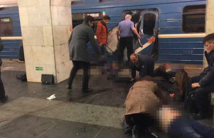 Sankt - Peterburq metrosunda terror: 10 ölü, 50 yaralı - Video