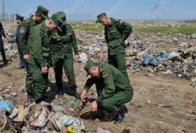 Ermənistanda 30-dan çox minanı zibilliyə atdılar