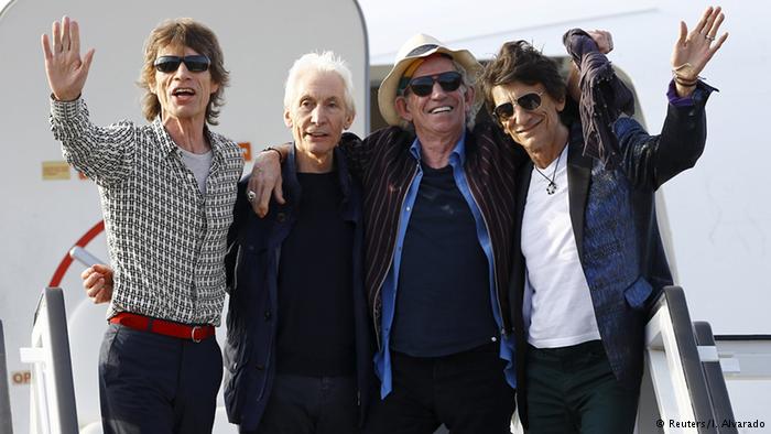 Rolling Stones arrive in Cuba for historic concert