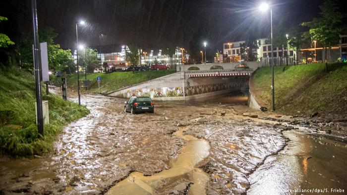 Heavy rains cause deadly flooding in southern Germany