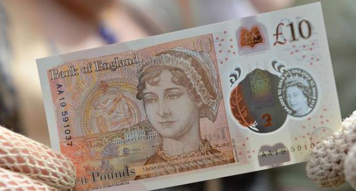 GB: un nouveau billet de 10 livres à l'effigie de Jane Austen