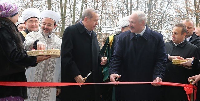 La mosquée de Minsk, inaugurée par Recep Tayyip Erdogan