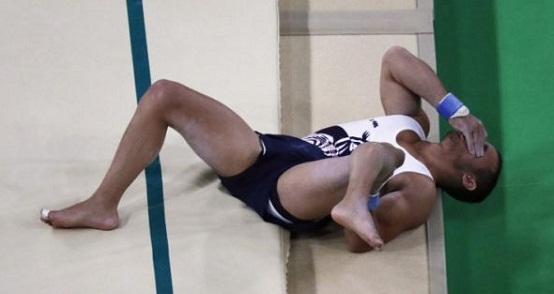 JO 2016 : l`affreuse blessure du gymnaste français Samir Aït Saïd - VIDEO