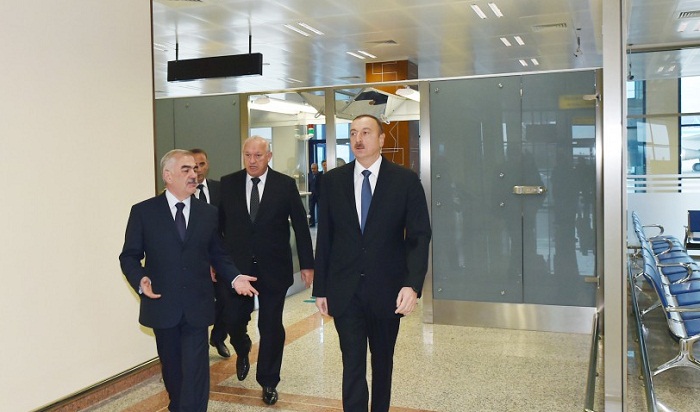 Ilham Aliyev a visité le terminal Est de l’aéroport international de Nakhitchevan PHOTOS