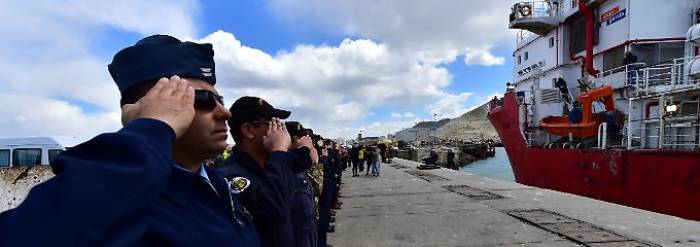 U-Boot-Kapitän meldete Brand an Bord