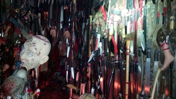 Cops arrest woman at home filled with 3,500 knives, swords