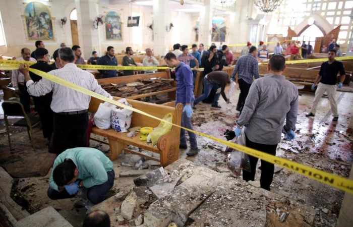 Egypt Palm Sunday Church Blasts Kill at Least 37