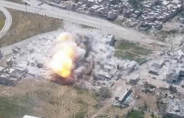 Dron capta ofensiva siria contra terroristas en Damasco
