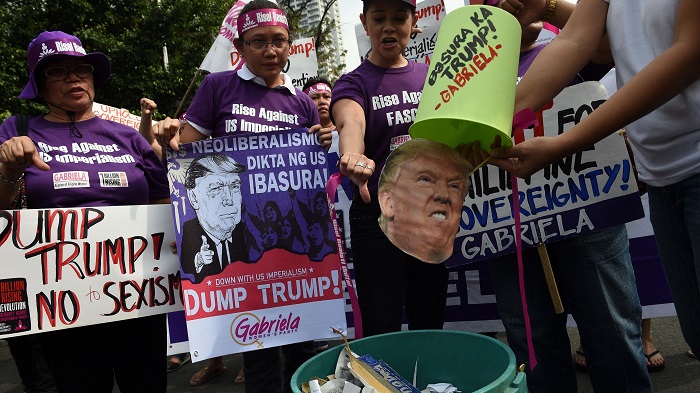 Filipinos piden separación de EEUU de cara a investidura de Trump