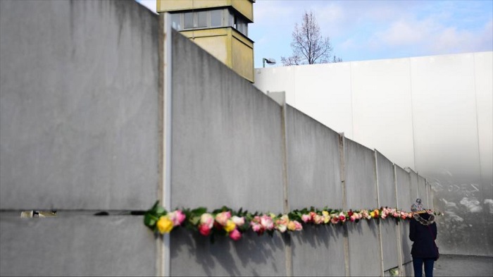 Alemanes conmemoran la caída del muro de Berlín