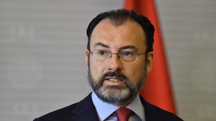 Canciller mexicano corrigió discurso de Trump sobre muro