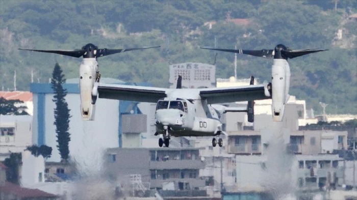 Japoneses denuncian los vuelos del polémico Osprey de EEUU