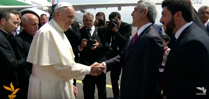 Visite du pape François en Arménie- VIDEO
