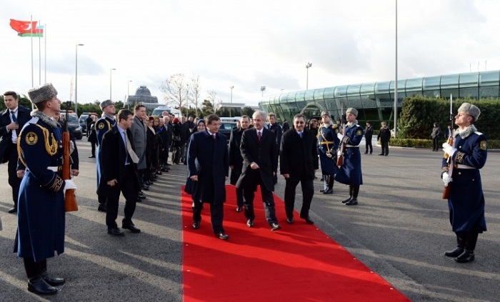Turkish PM ends visit to Azerbaijan