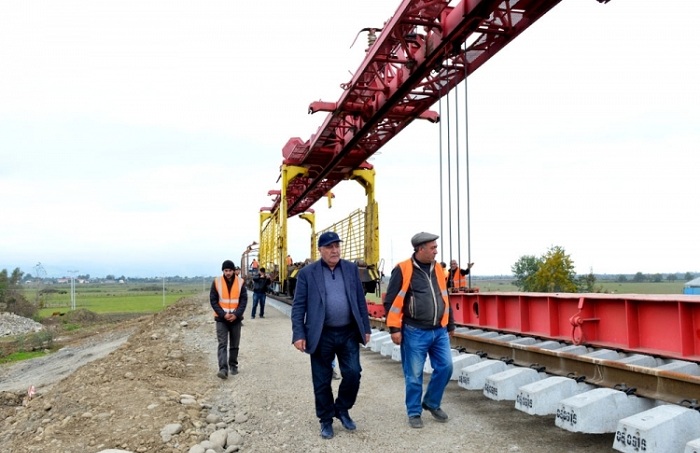 Azerbaijan completes construction of new railway line from Astara to Iranian border