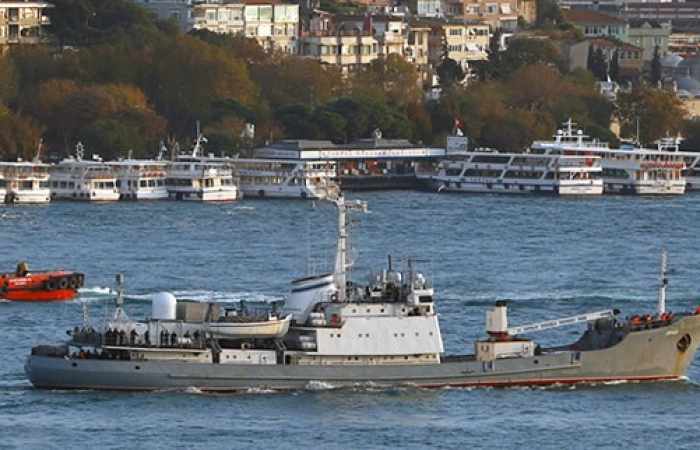 Russian ship sinks after collision near Turkey's Bosphorus