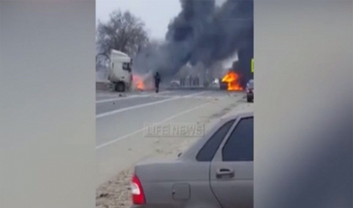 Russia-Azerbaijan highway closed due to terrorist attack in Dagestan