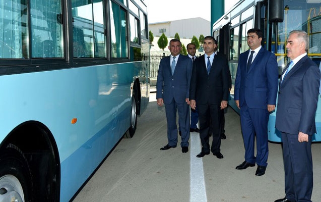 Naxçıvanda yeni avtobuslar- Foto