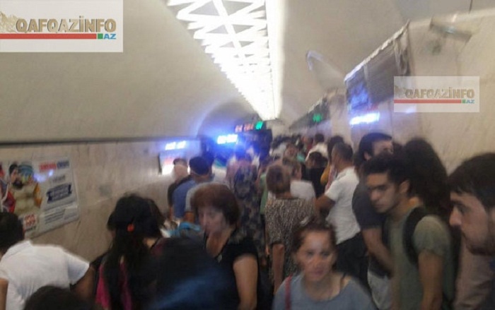 Metroda qorxulu anlar yaşandı