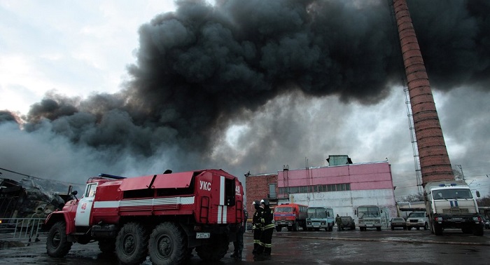 Major fire in West Moscow contained 