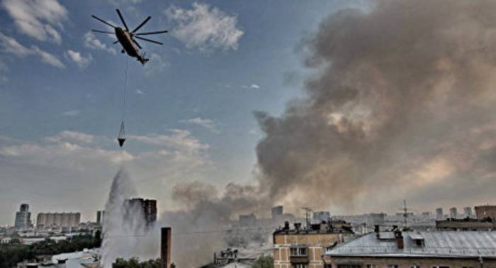 Incendie dans un centre commercial de Moscou, 14 blessés