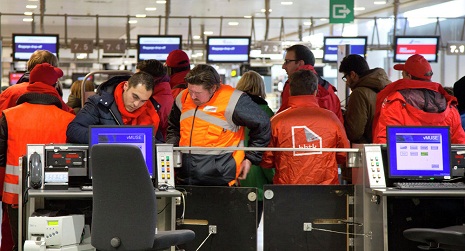 Brussels Airport Security Staff Starts Work-to-Rule Strike