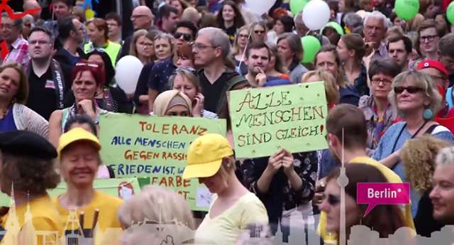 Dizaines de milliers de manifestants pour une Allemagne "ouverte" et "diverse"