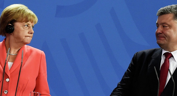 Merkel, Poroshenko Discuss Preparation for Normandy Format Meeting