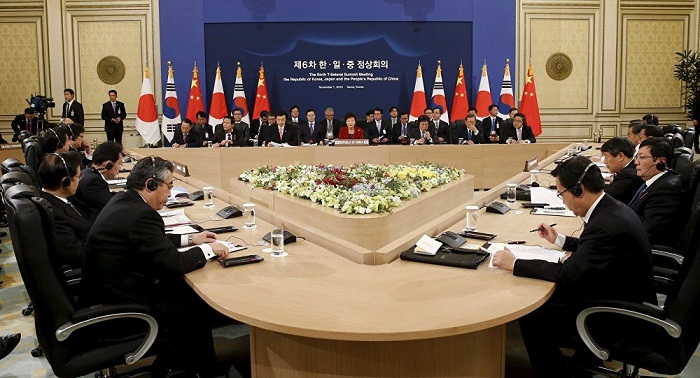 First in 3 Years Summit Between China, S Korea, Japan Starts in Seoul