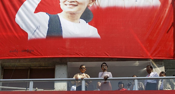 Myanmar democratic opposition party wins parliamentary majority in election