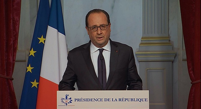 Attacks in Paris organized by ISIS, Hollande says - VIDEO