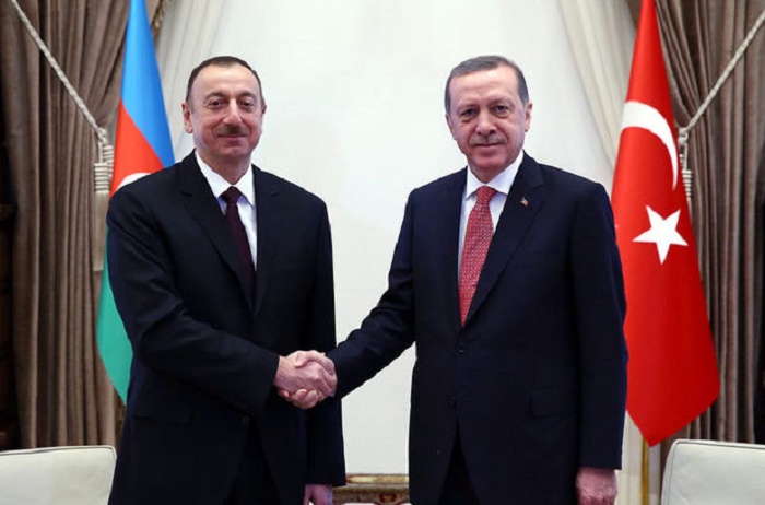 Turkish President Recep Tayyip Erdogan phoned Azerbaijani President Ilham Aliyev