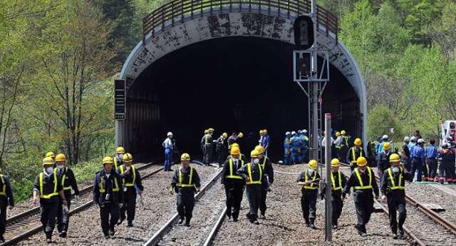 Japan cancels over 80 trains due to tunnel fire