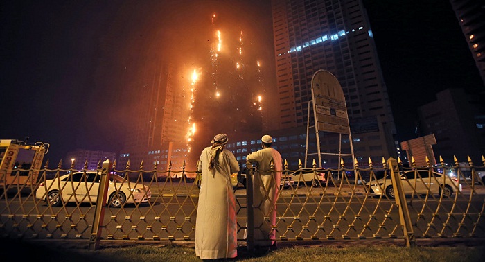 Extensive fire in towers in Northeastern UAE leaves 5 injured