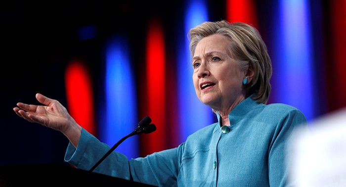 Clinton officially accepts Democratic Party nomination for President 