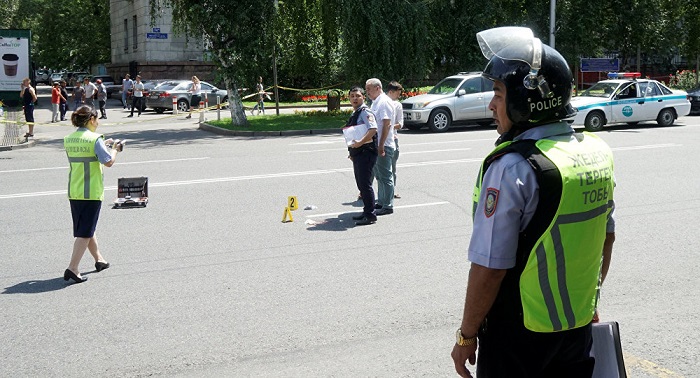 Police carrying out operation in Kazakhstan`s city of Almaty