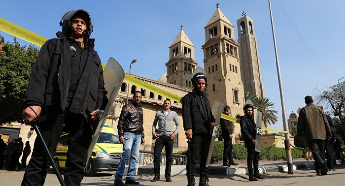 Demonstrations held in Cairo following blast near Cairo`s Coptic cathedral - LIVE