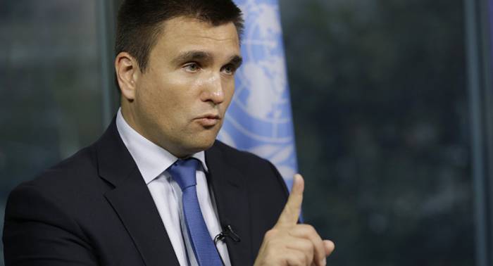 Klimkin: "Necesitamos una mayor implicación de EEUU para presionar a Rusia"