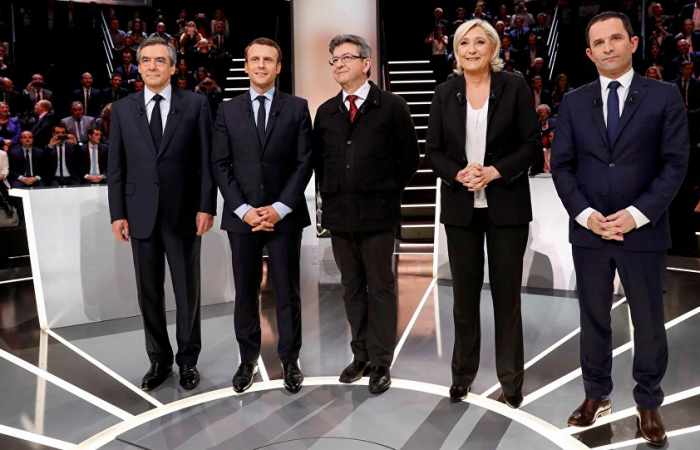 Exit poll shows Macron, Le Pen leading in French Presidential Vote