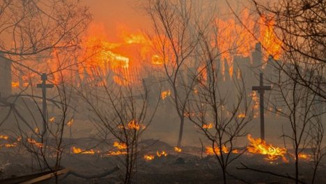 Rusiyada dəhşətli yanğınlar: 14 ölü - YENİLƏNİB 