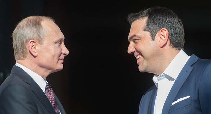Putin y Tsipras abordan Siria y problema chipriota en conversación telefónica  
