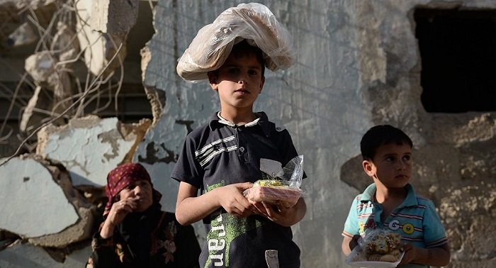 La población civil en Siria recibe siete toneladas de ayuda humanitaria en 24 horas  