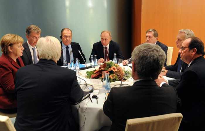 El Kremlin no descarta que los líderes del cuarteto de Normandía conversen en breve