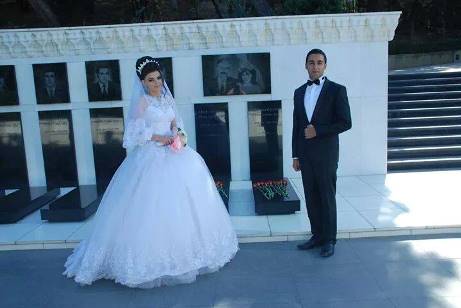 Bəy-gəlindən unikal addım - Foto