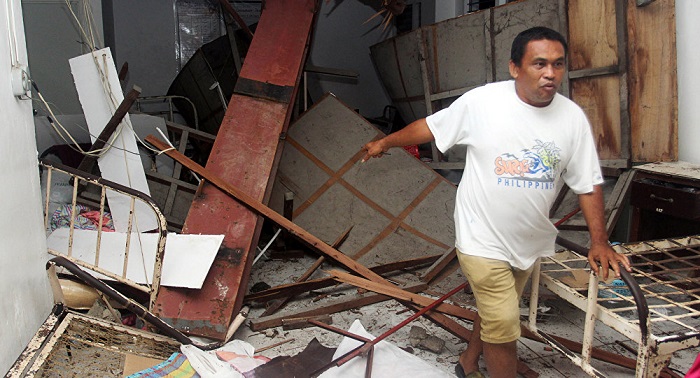 Al menos 4 muertos a causa de un terremoto en Filipinas