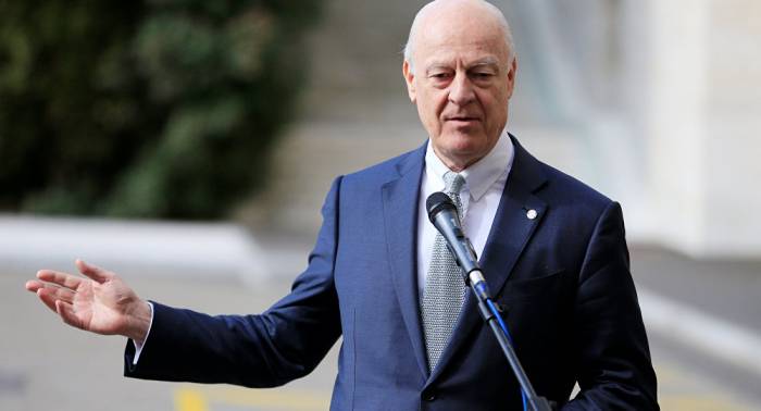 De Mistura ve posible que EEUU y Rusia logren compromiso sobre zonas de seguridad en Siria