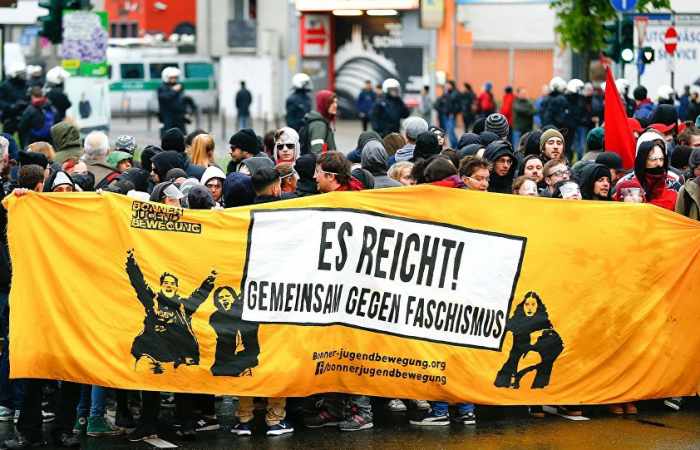 Varios detenidos durante protestas masivas en Alemania