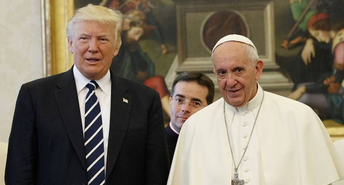 Papa Francisco y Trump se reúnen el Vaticano
